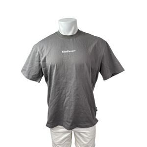 NEW Elite Eleven Certified Men's Gray Short Sleeve Crew Neck T Shirt Tee Top S